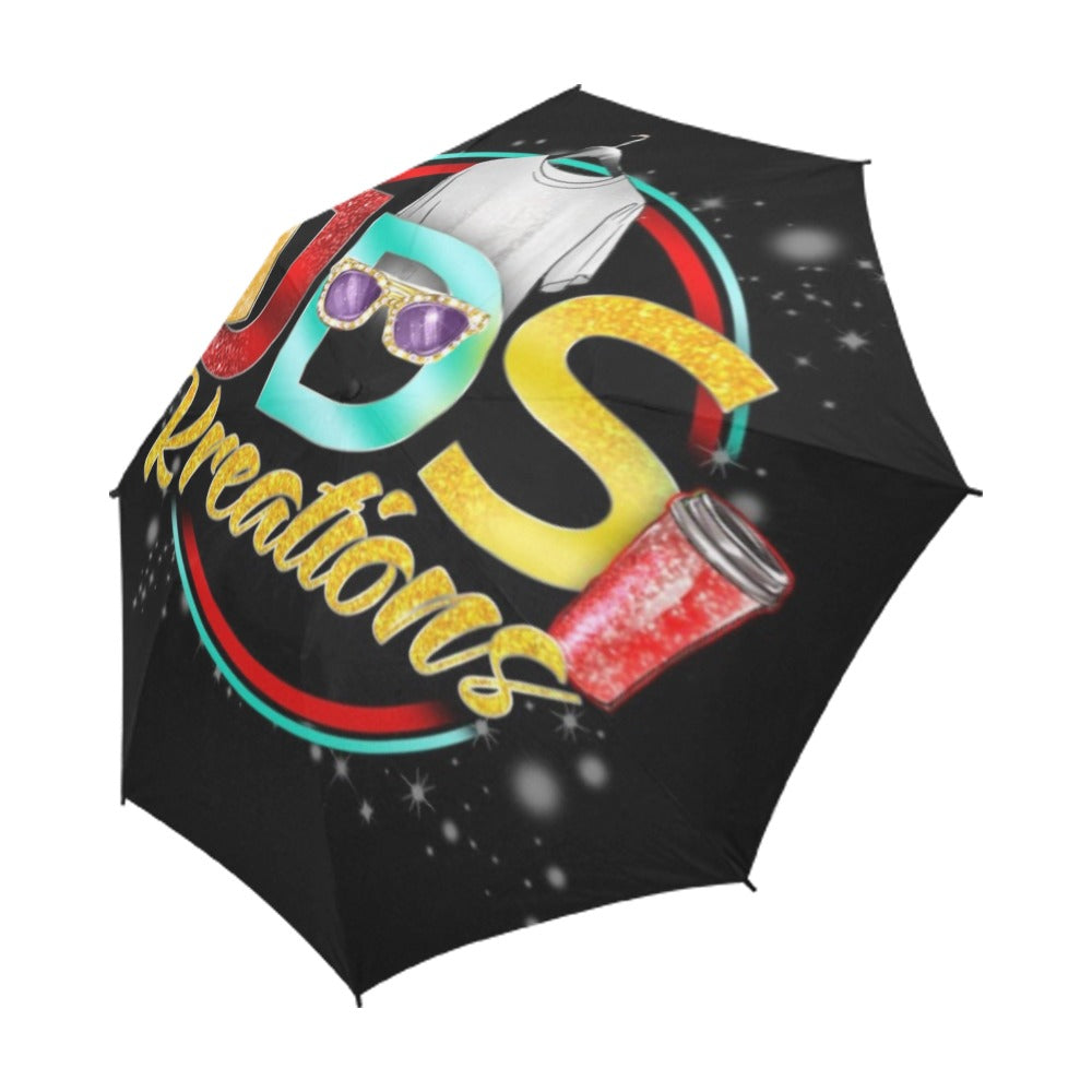 Solid logo Semi-Automatic Foldable Umbrella