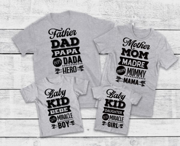 Family Bundle T-shirts