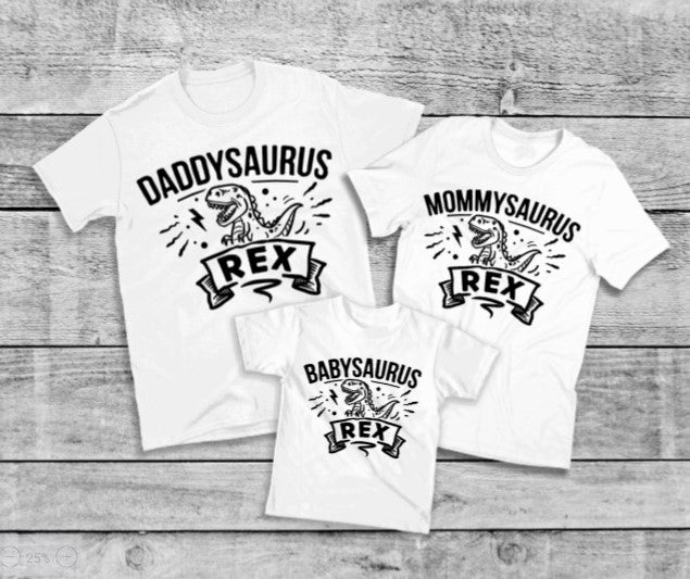 DINO FAMILY T-SHIRTS