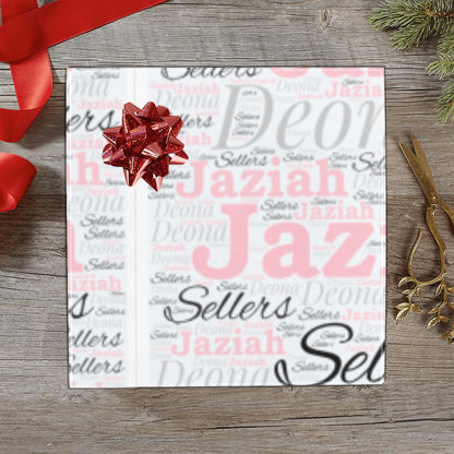 Personalized Gift Wrapping Paper 58&quot;x 23&quot;