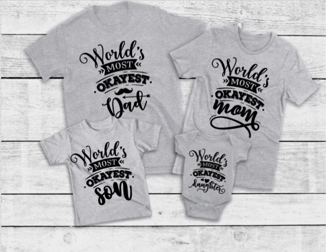 Family fun T-shirts